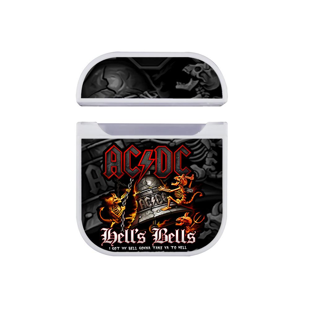 ACDC Take The Holy bell Apple Airpods Case White