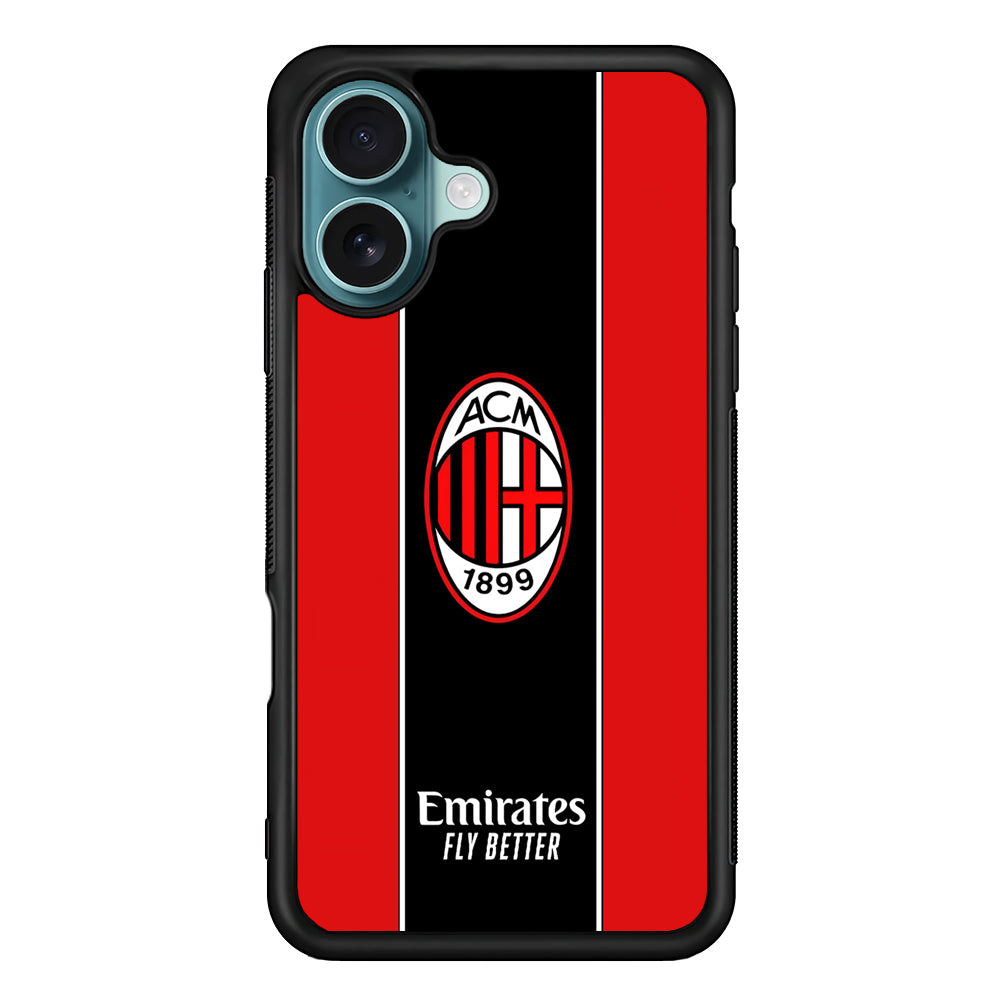 AC Milan Stripe of Jersey iPhone 17 Case