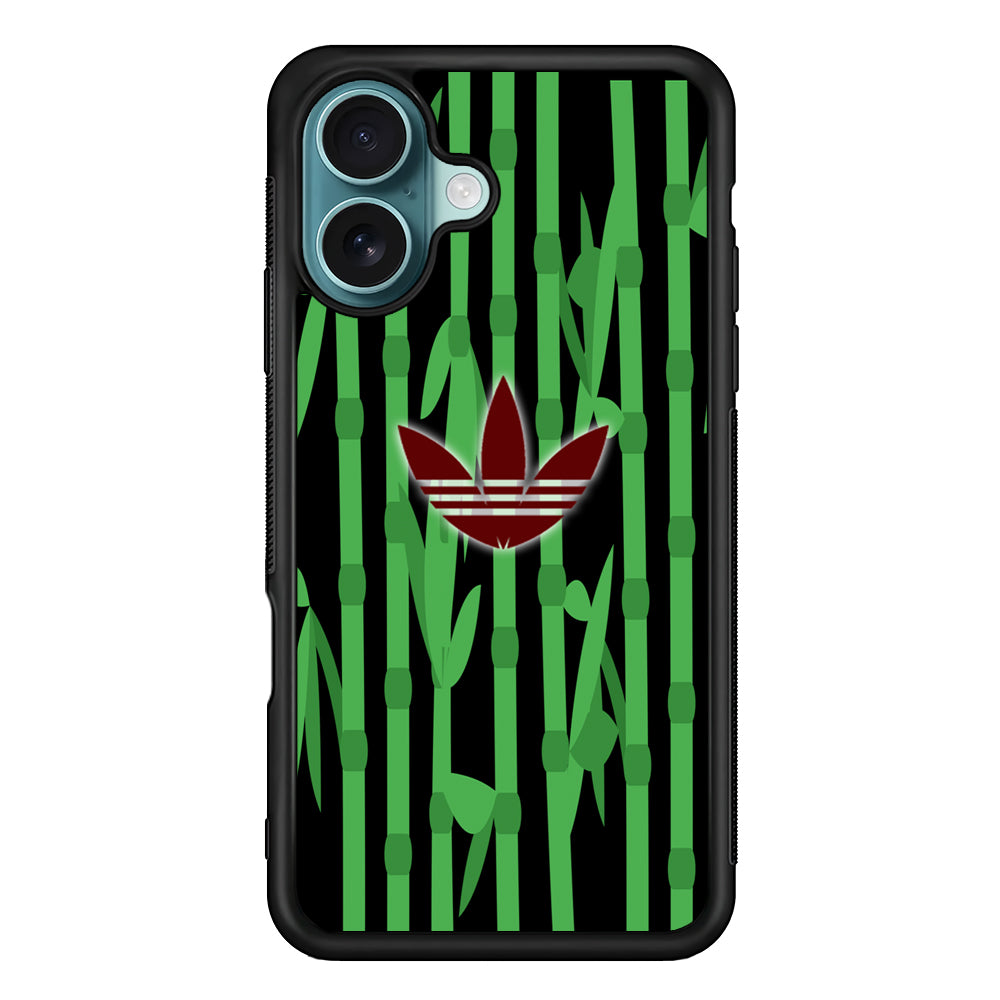 Adidas Bamboo Maroon Logo iPhone 17 Case
