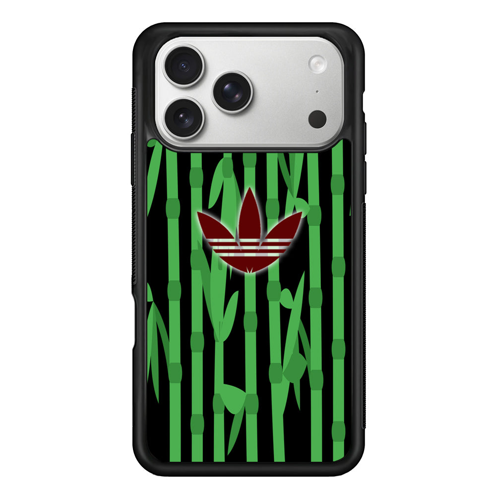 Adidas Bamboo Maroon Logo iPhone 17 Pro Max Case