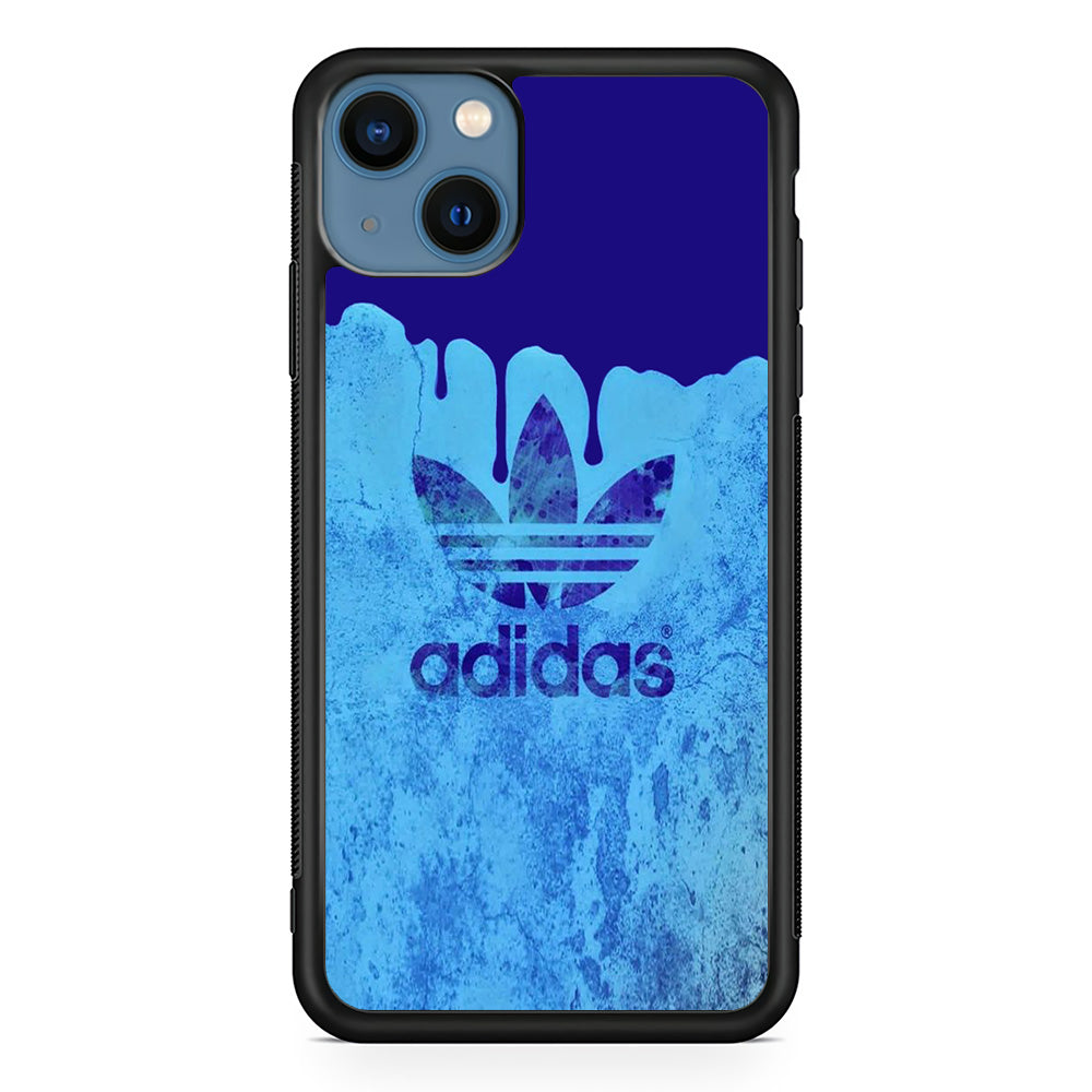 Adidas Blue Paint iPhone 14 Plus Case - Carneyforia