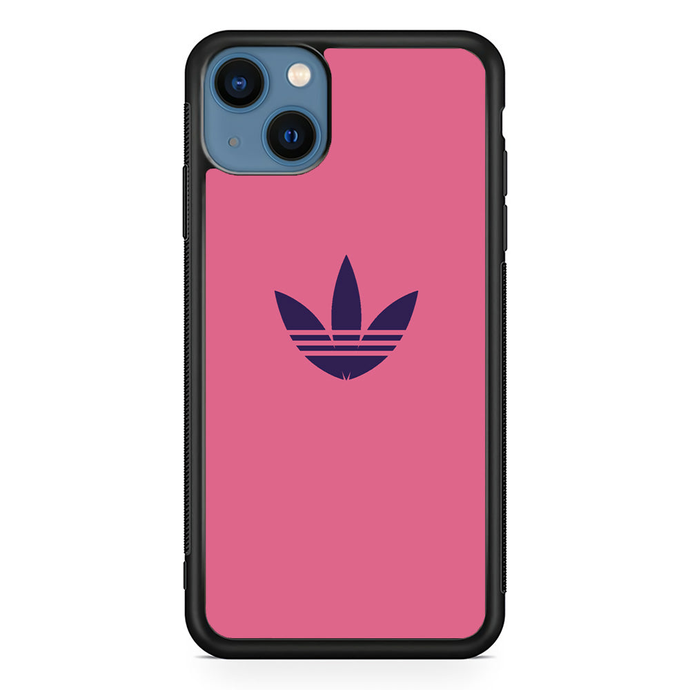 Adidas Orchid Purple Logo iPhone 14 Plus Case - Carneyforia