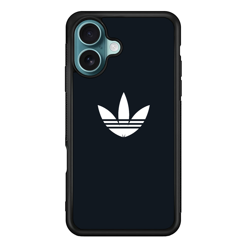 Adidas Space Grey White Logo iPhone 17 Case