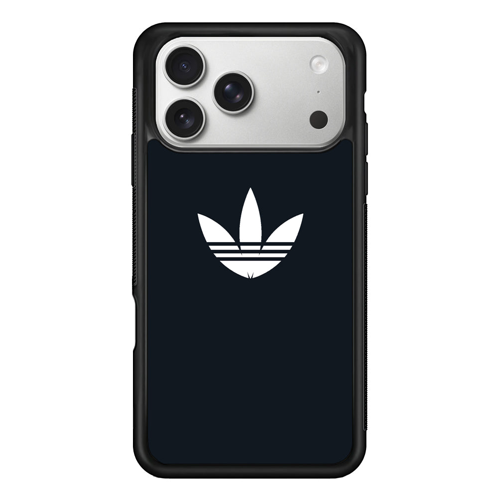 Adidas Space Grey White Logo iPhone 17 Pro Max Case