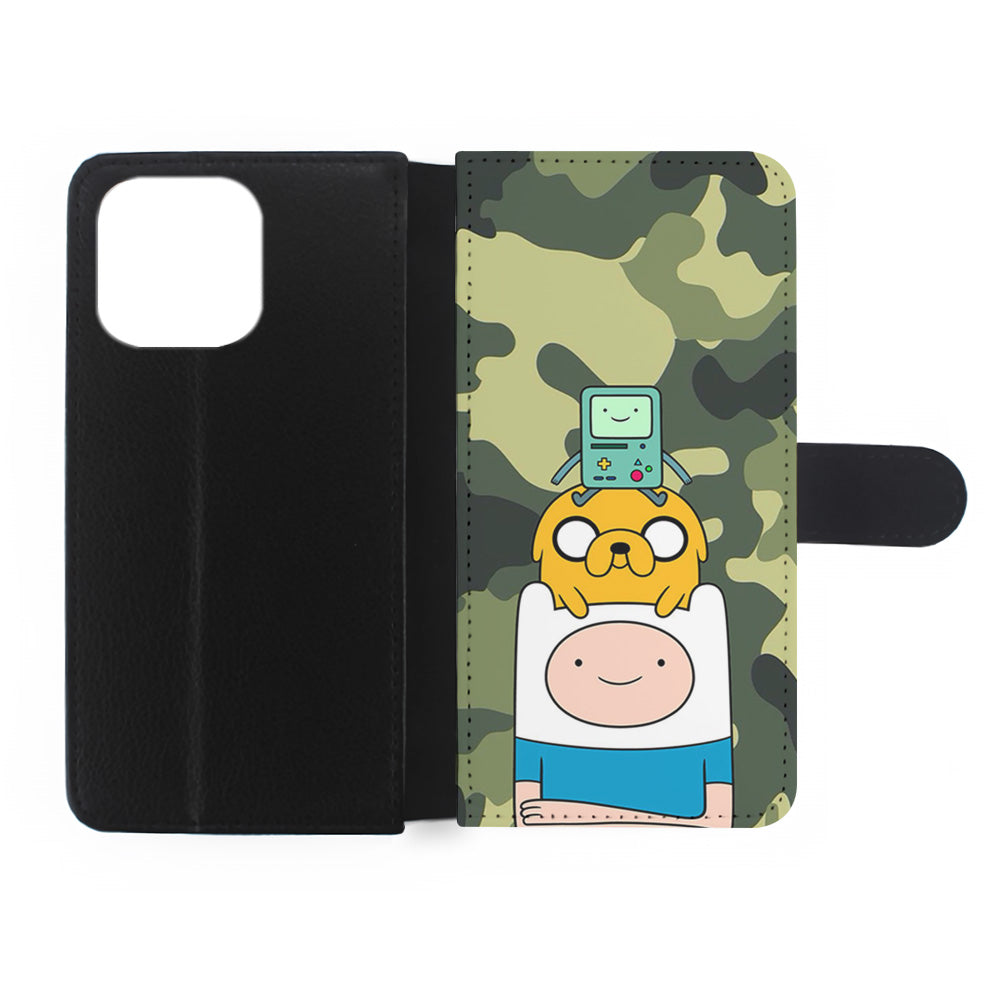 Adventure Time Camo Green iPhone 15 Pro Case