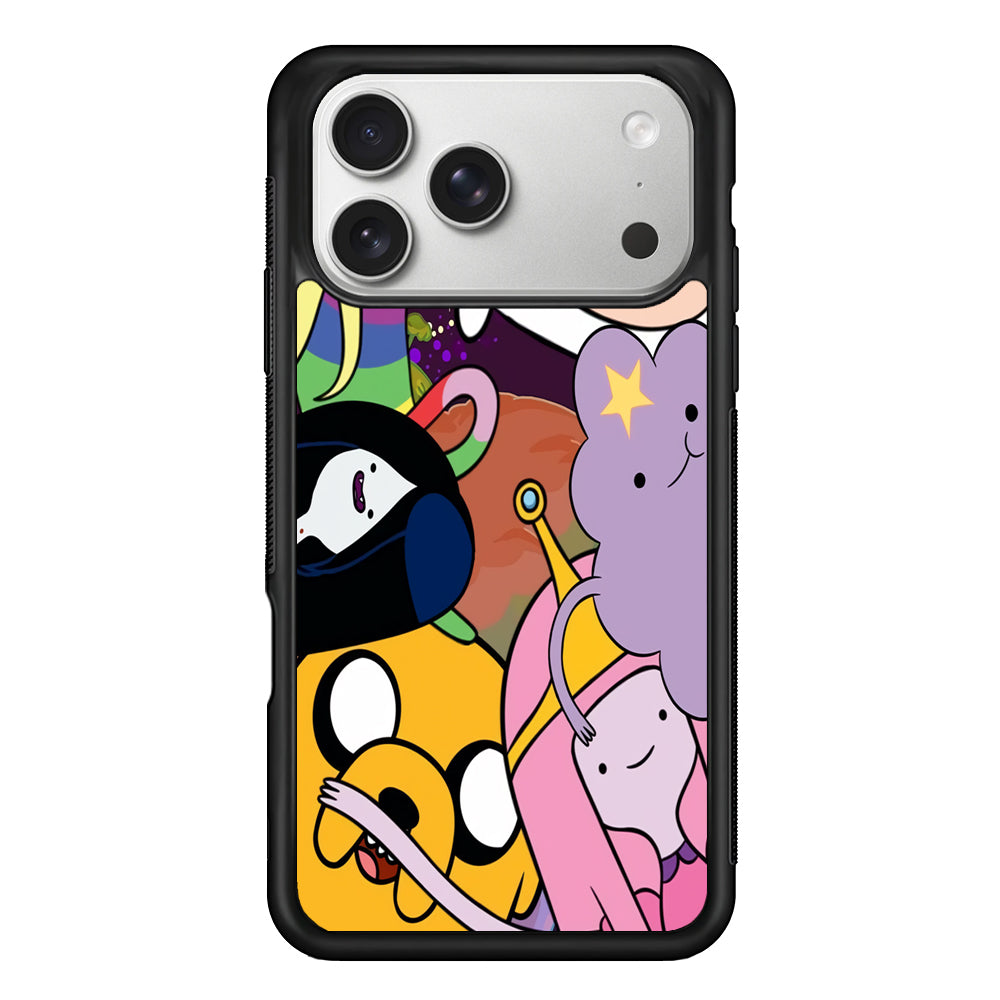 Adventure Time Happy Team iPhone 17 Pro Max Case