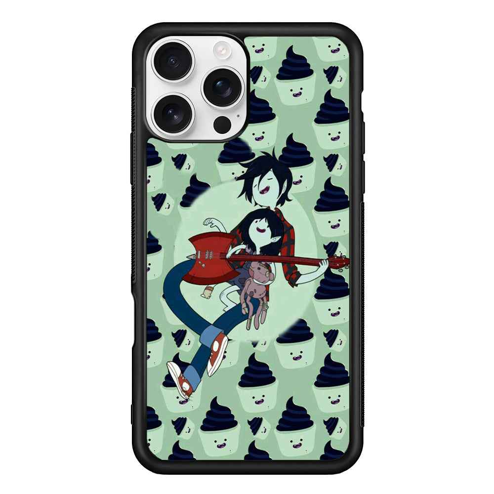 Adventure Time Marshall Lee Playing Guitar iPhone 16 Pro Case