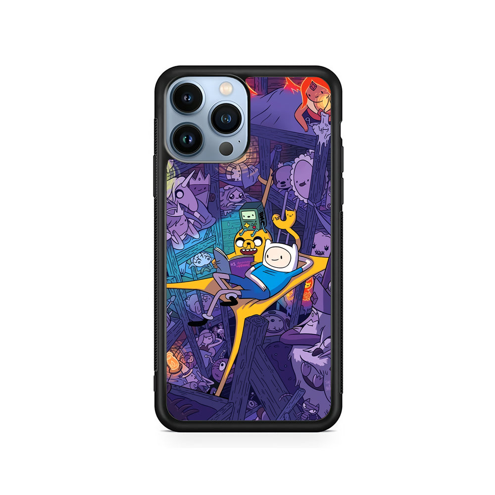 Adventure Time Night Tale iPhone 15 Pro Case
