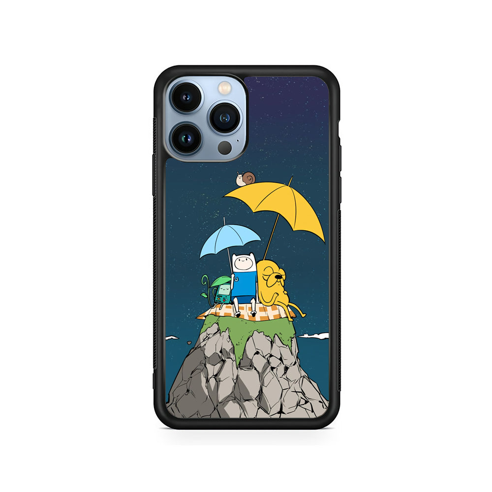 Adventure Time Night Vacation iPhone 15 Pro Max Case