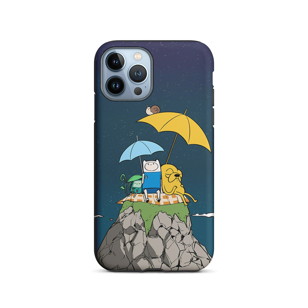 Adventure Time Night Vacation iPhone 15 Pro Max Case