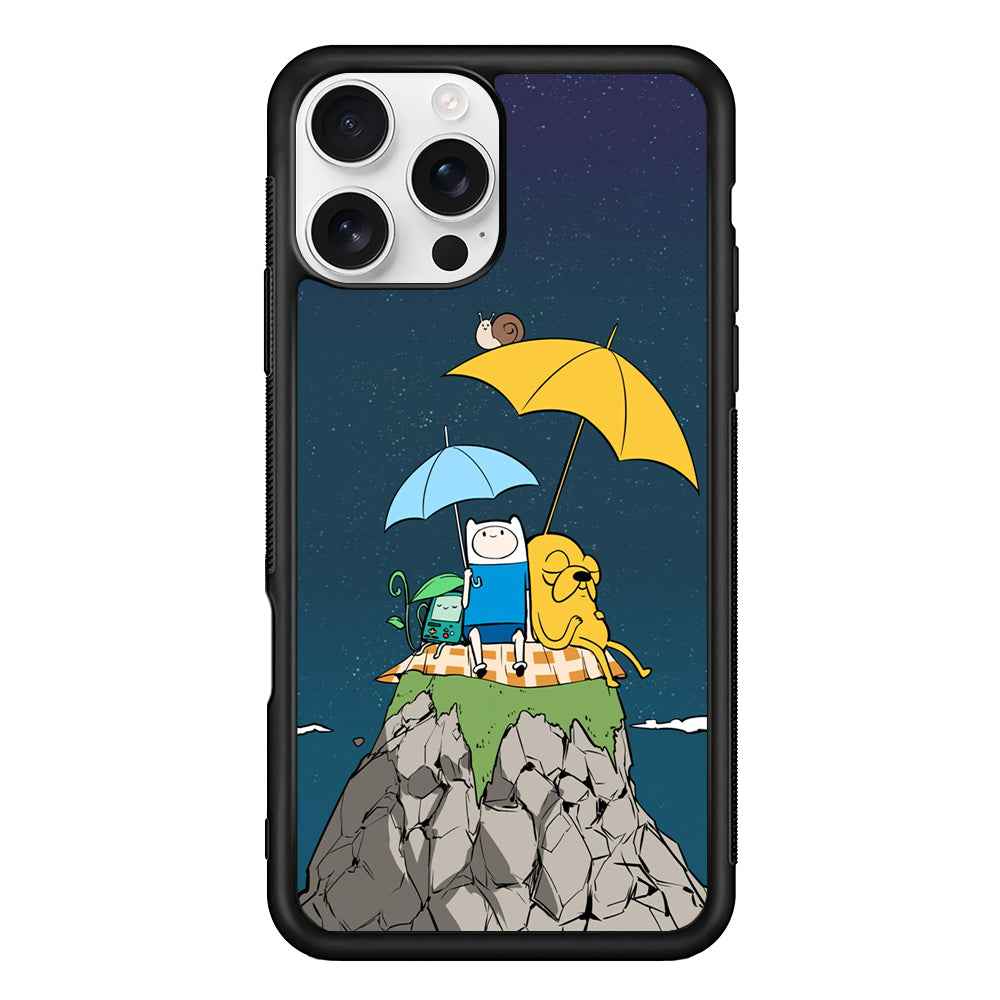 Adventure Time Night Vacation iPhone 16 Pro Case