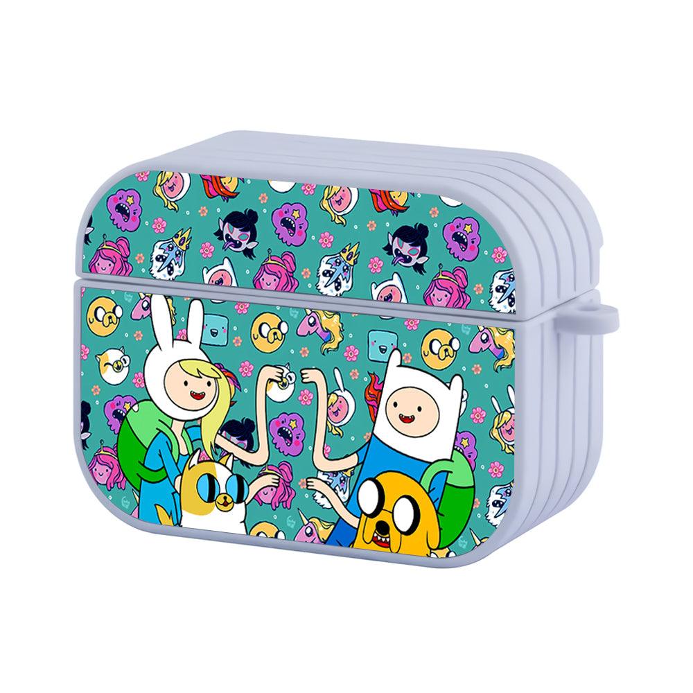 Adventure Time The Great Two Teams Apple Airpods Pro 3 Case-White-Carneyforia