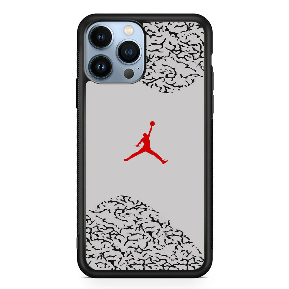 Air Jordan Cement Grey iPhone 15 Pro Case - Carneyforia