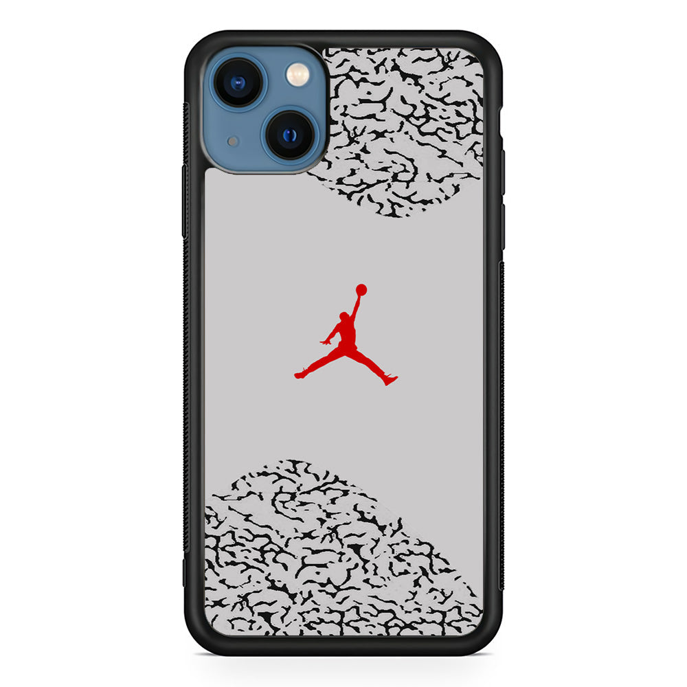 Air Jordan Cement Grey iPhone 14 Plus Case - Carneyforia