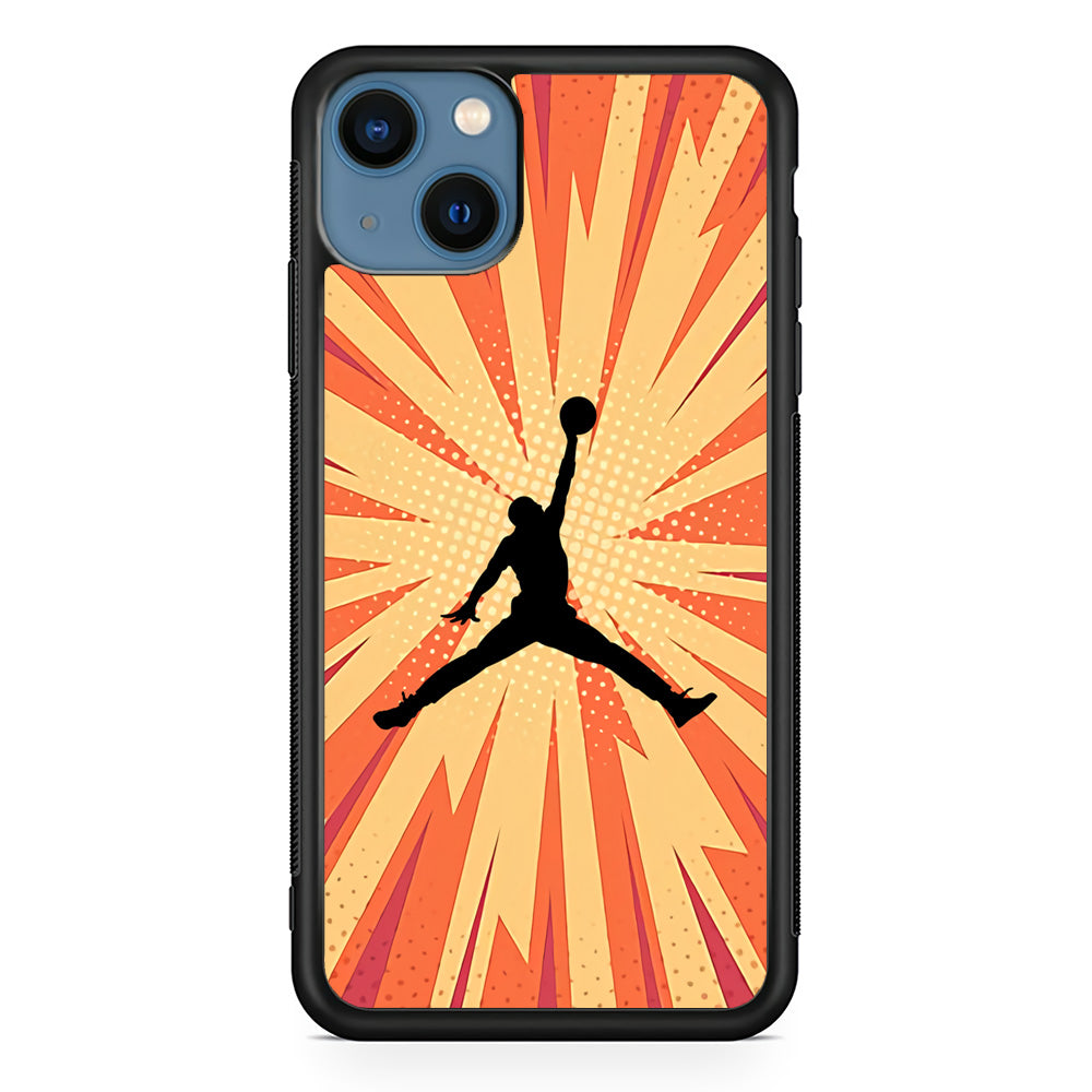 Air Jordan Comic Effect iPhone 15 Plus Case - Carneyforia