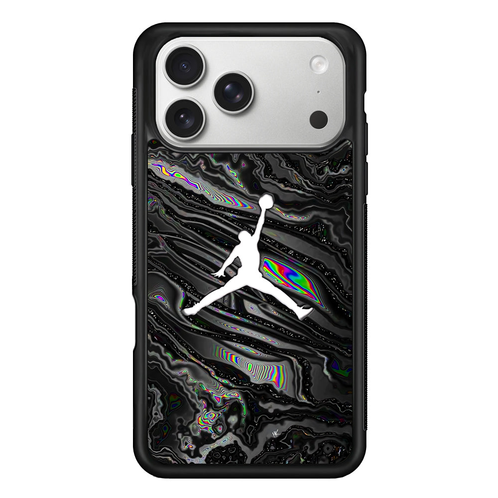 Air Jordan Dark Grey Marble iPhone 17 Pro Max Case