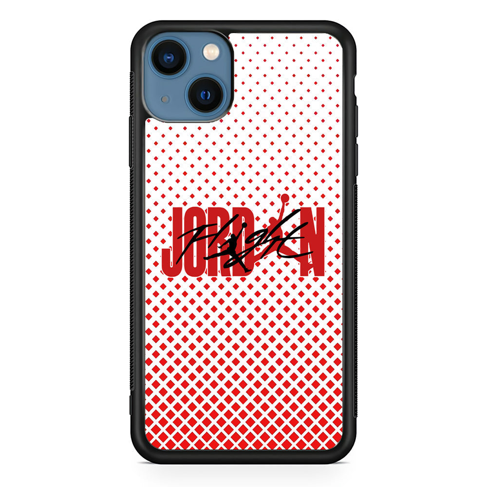 Air Jordan Diamond Shape Gradation iPhone 15 Plus Case - Carneyforia