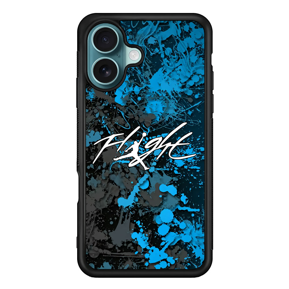 Air Jordan Flight Paint Blue Dominant iPhone 17 Case