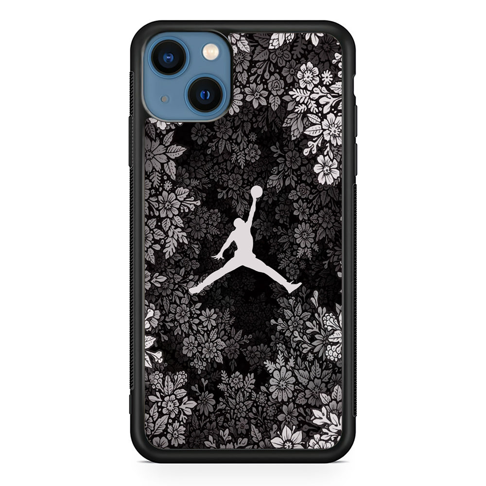 Air Jordan Flower On Winter iPhone 15 Case - Carneyforia