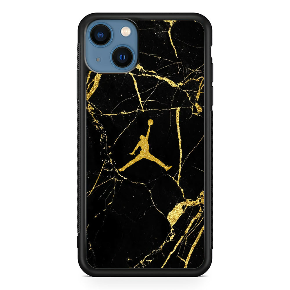 Air Jordan Golden Root Marble iPhone 14 Plus Case - Carneyforia