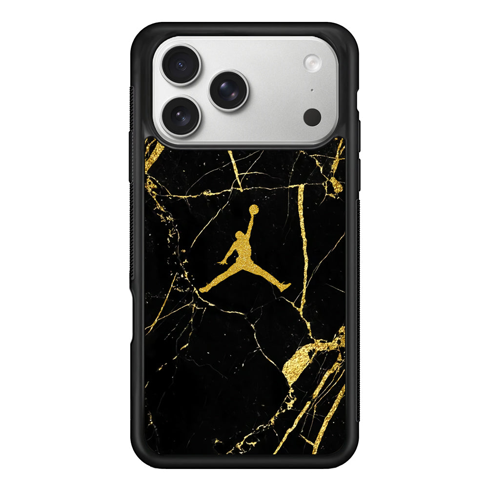 Air Jordan Golden Root Marble iPhone 17 Pro Max Case
