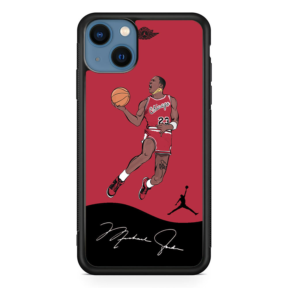 Air Jordan Jump Shoot iPhone 14 Plus Case - Carneyforia
