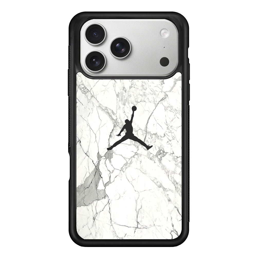 Air Jordan Marble Soft Black iPhone 17 Pro Max Case