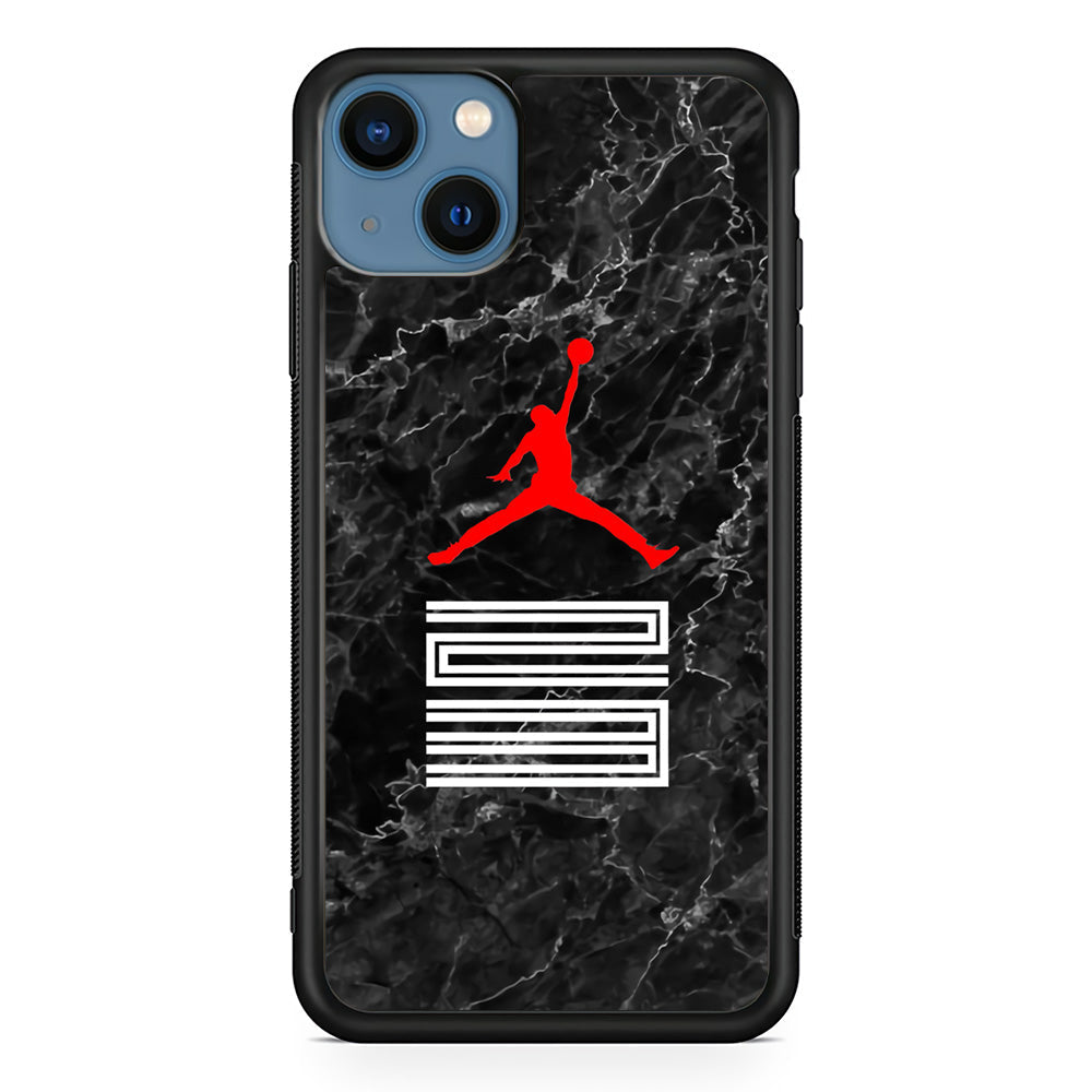 Air Jordan Marble and Retro iPhone 14 Plus Case - Carneyforia