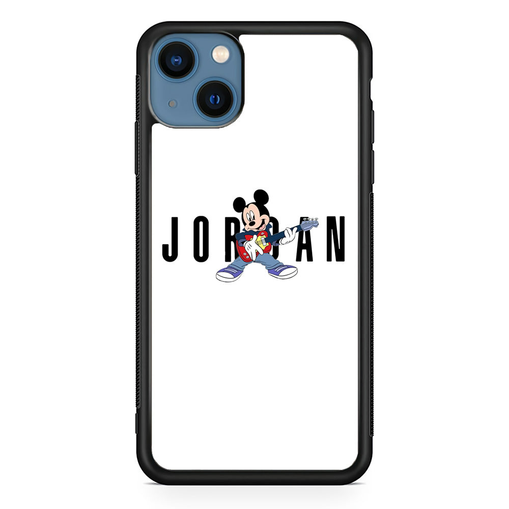 Air Jordan Mickey Guitar iPhone 15 Case - Carneyforia
