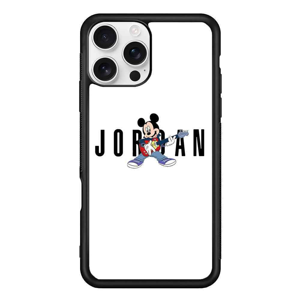 Air Jordan Mickey Guitar iPhone 16 Pro Max Case