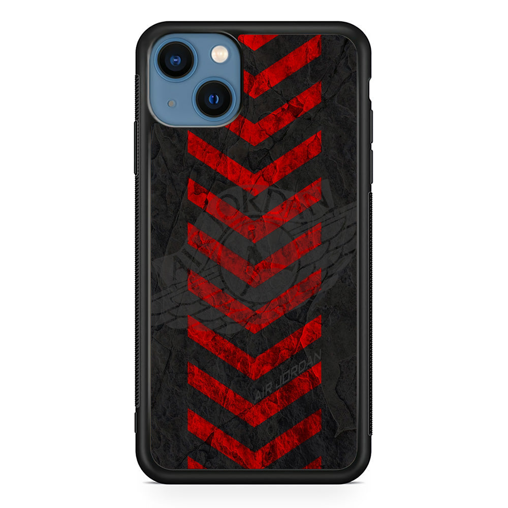 Air Jordan Red Signal iPhone 14 Plus Case - Carneyforia