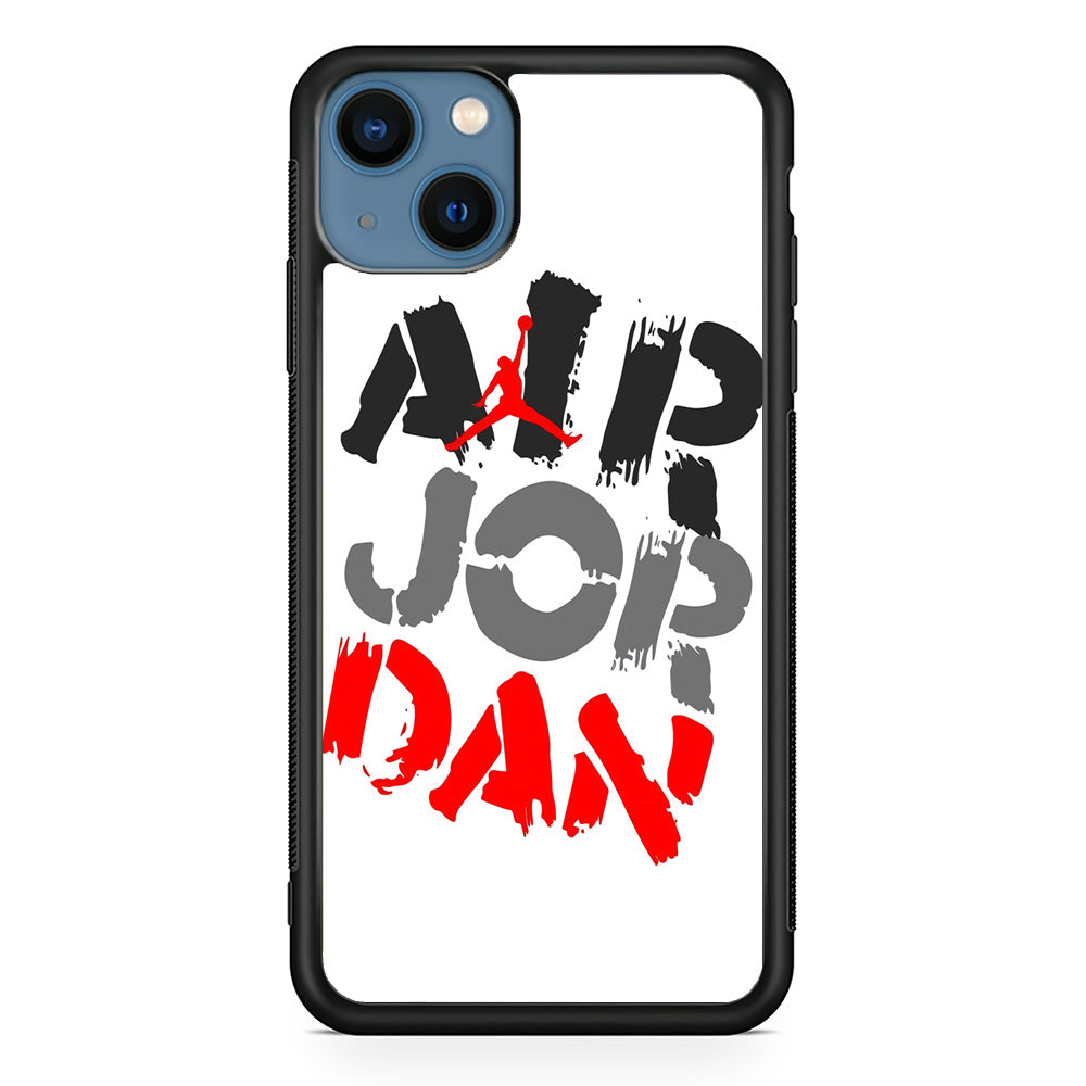 Air Jordan Word Painting iPhone 15 Plus Case - Carneyforia