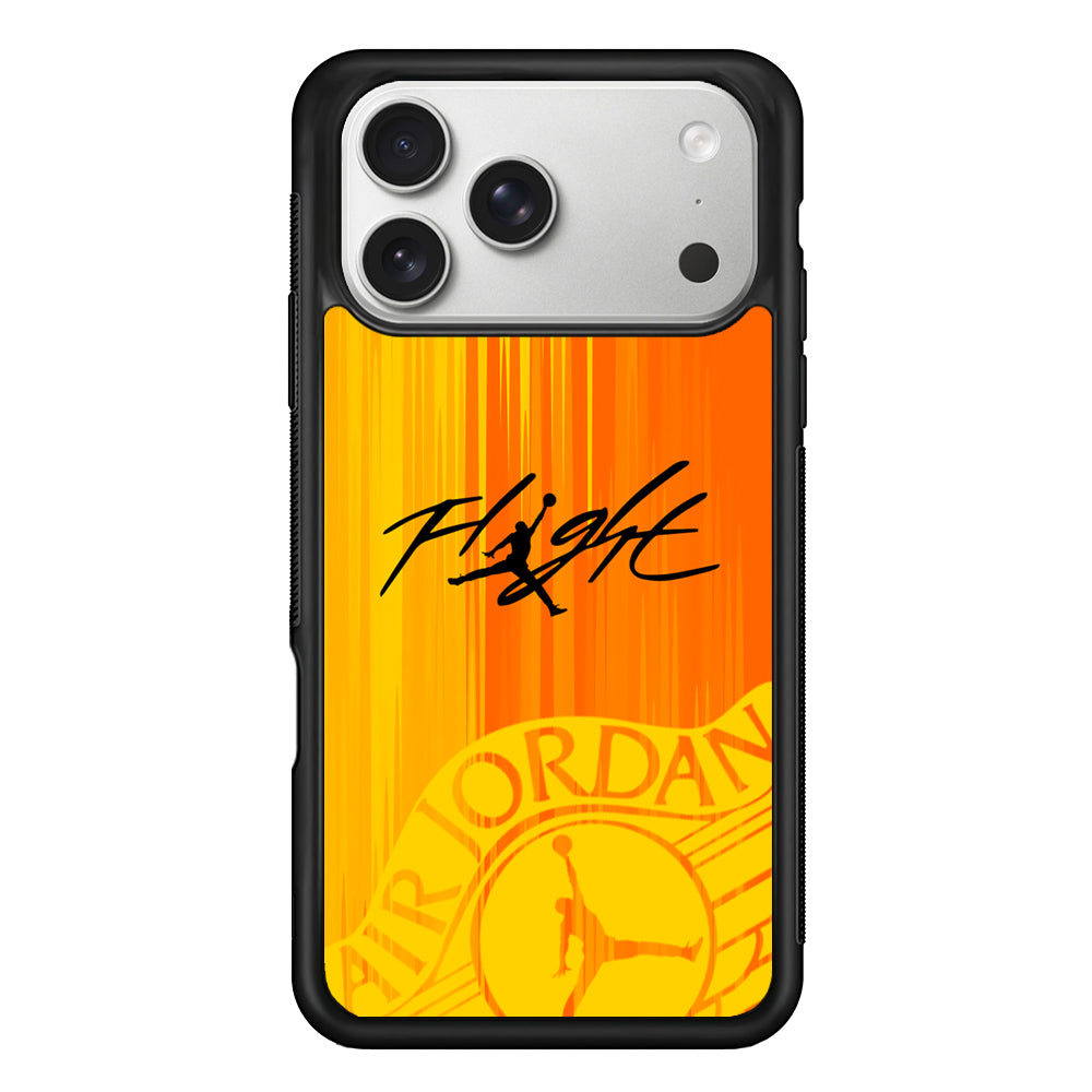 Air Jordan Yellow Sparkle iPhone 17 Pro Max Case