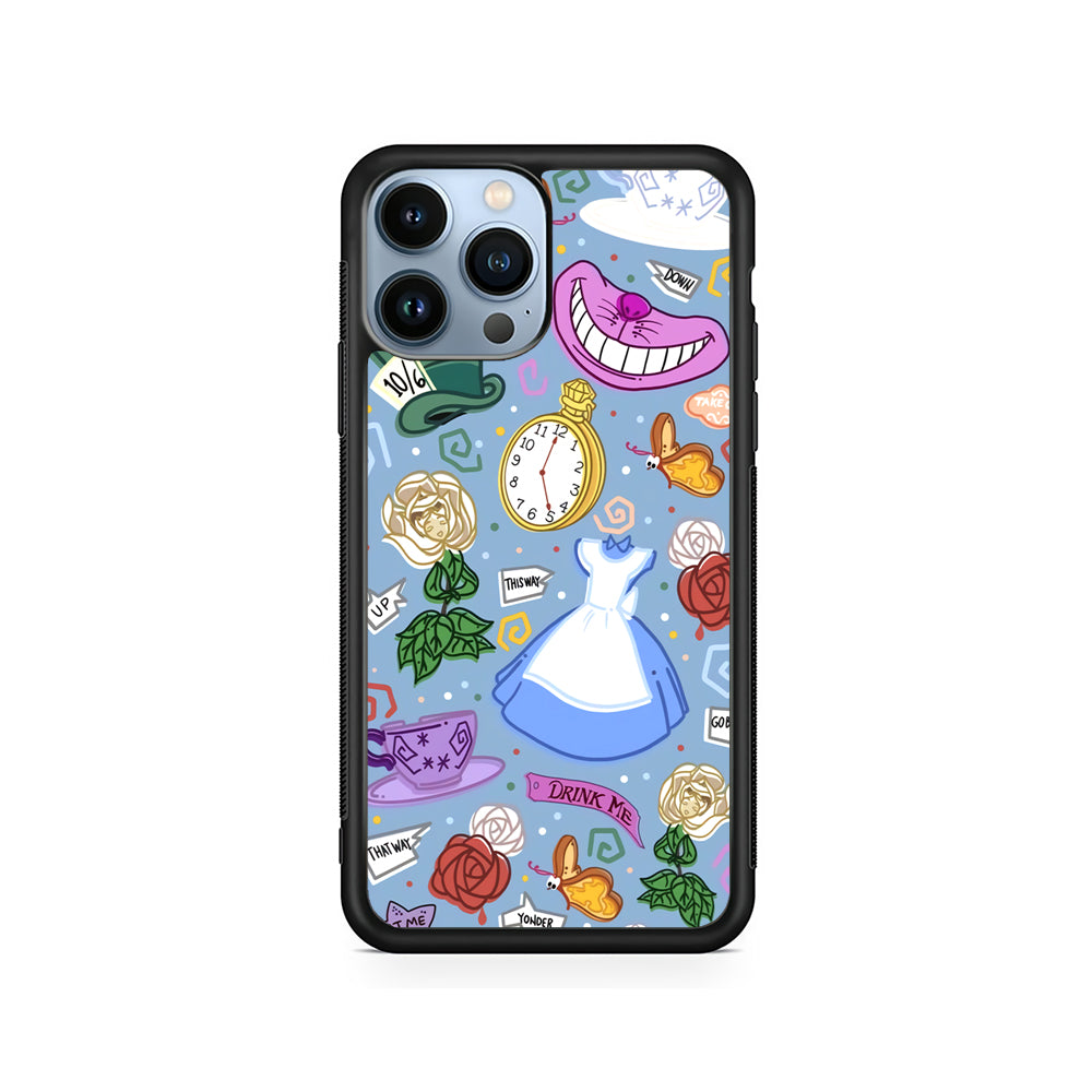 Alice In Wonderland Party's Attribute iPhone 15 Pro Max Case