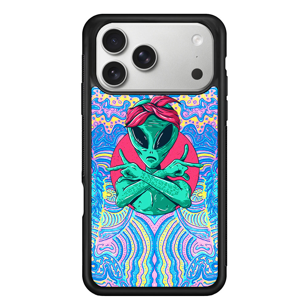 Alien Gangsta Rhythm iPhone 17 Pro Max Case
