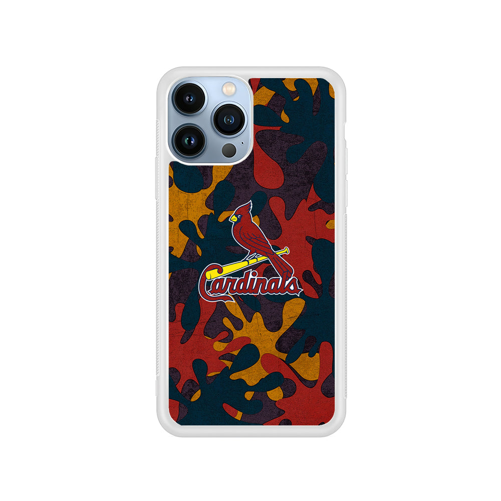 Arizona Cardinals Camo and Emblem iPhone 15 Pro Max Case