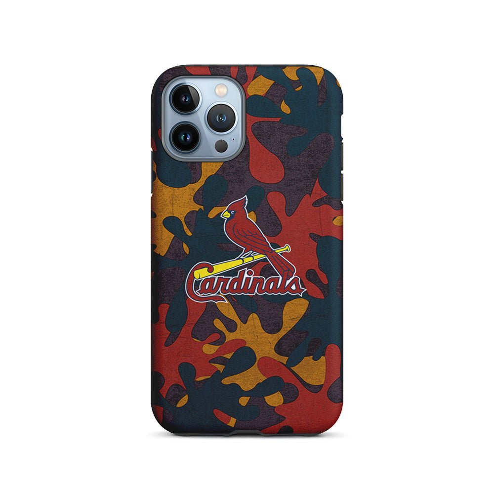 Arizona Cardinals Camo and Emblem iPhone 15 Pro Max Case