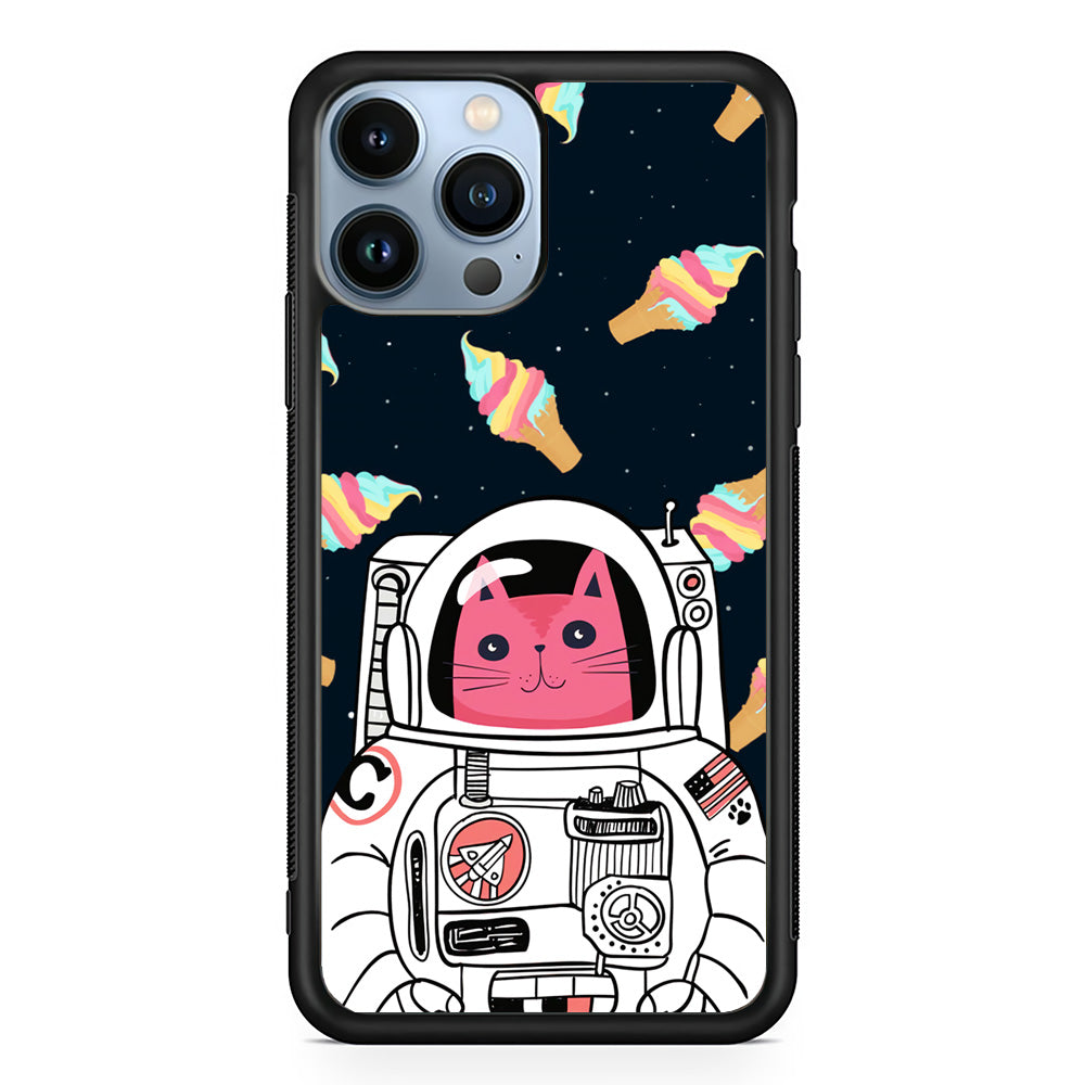 Astrocat in Planet of Ice Cream iPhone 15 Pro Case - Carneyforia