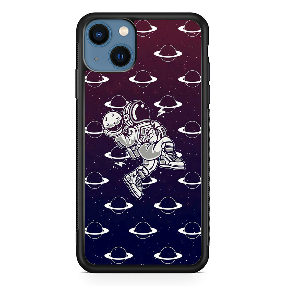 Astronaut Jump and Slam iPhone 15 Plus Case - Carneyforia