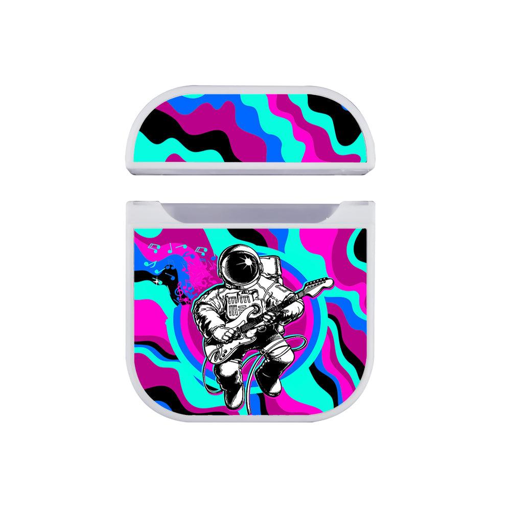 Astronauts Space Sound Apple Airpods Case White