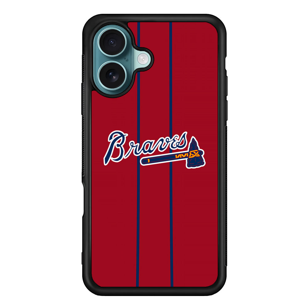 Atlanta Braves Red Light iPhone 17 Case