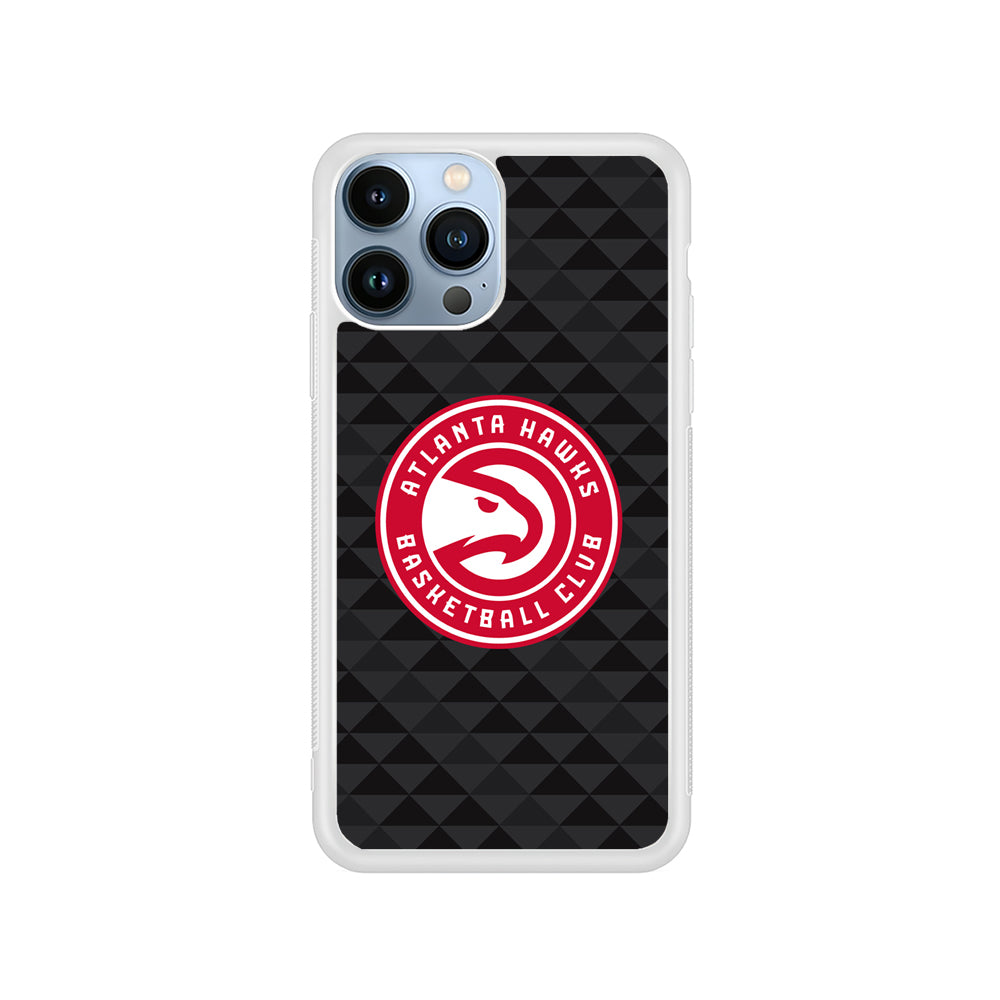 Atlanta Hawks Pattern Of Triangle iPhone 15 Pro Max Case