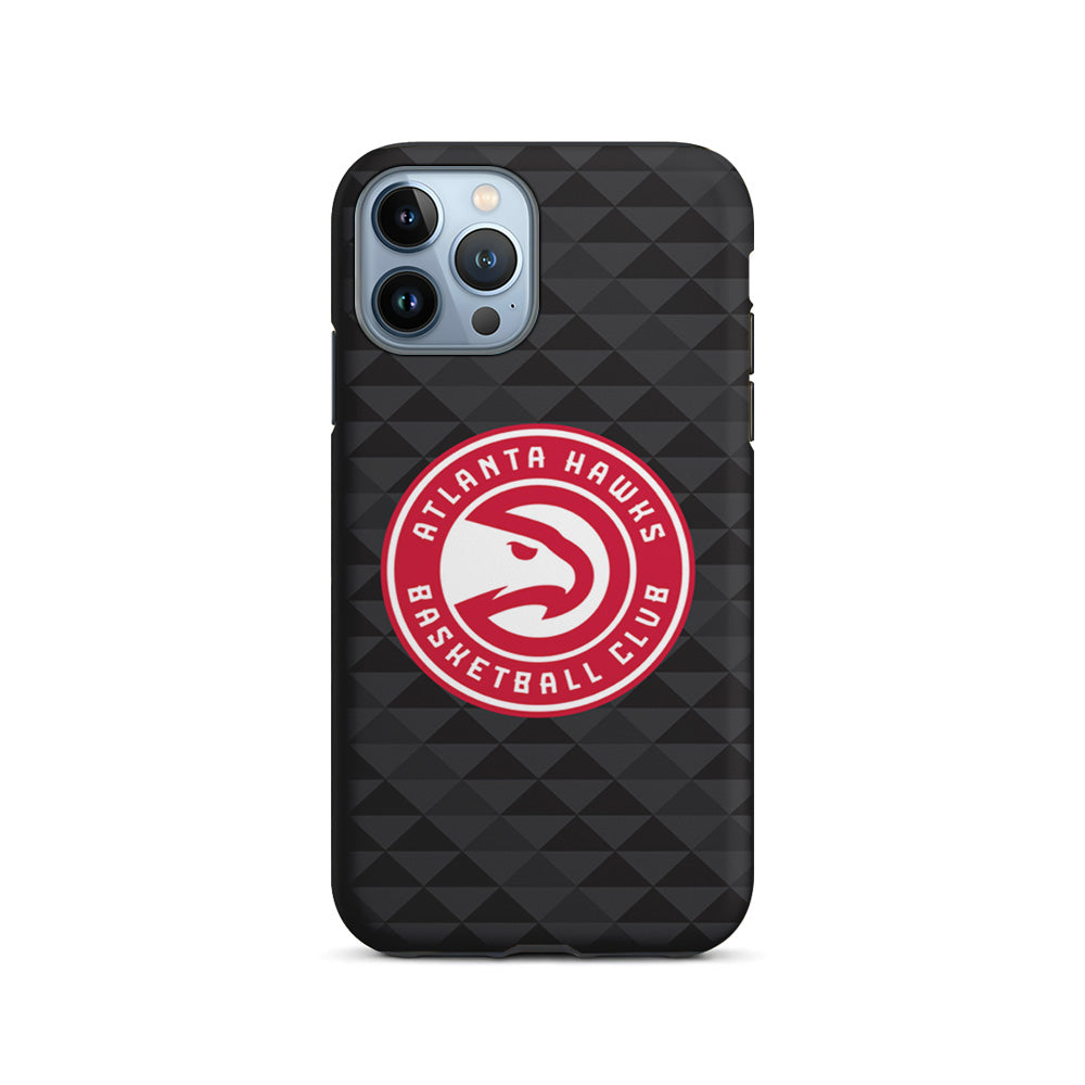 Atlanta Hawks Pattern Of Triangle iPhone 15 Pro Max Case