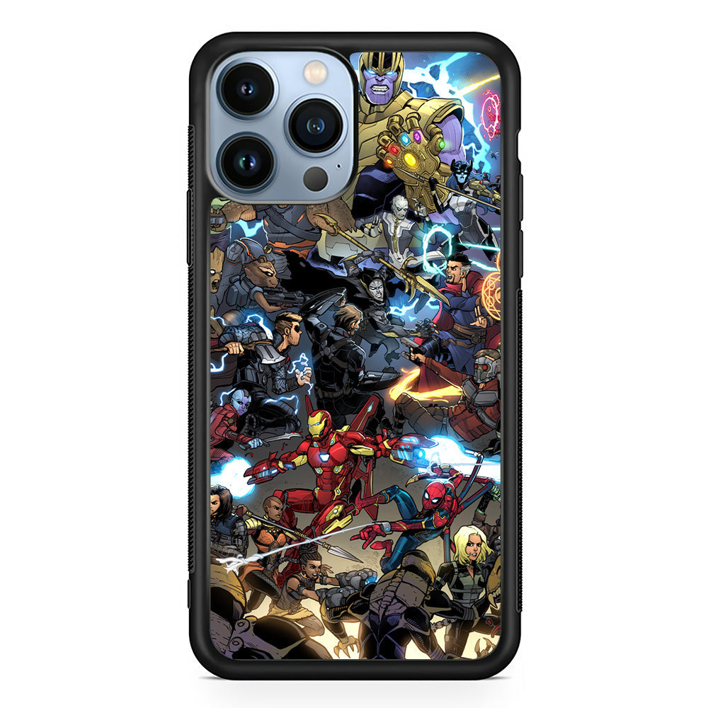 Avenger Infinity Battle Royal iPhone 15 Pro Case - Carneyforia