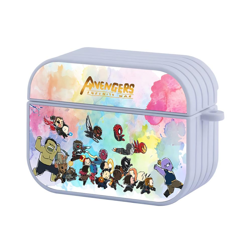 Avenger Tiny Infinity Catch Thanos Apple Airpods Pro 3 Case-White-Carneyforia