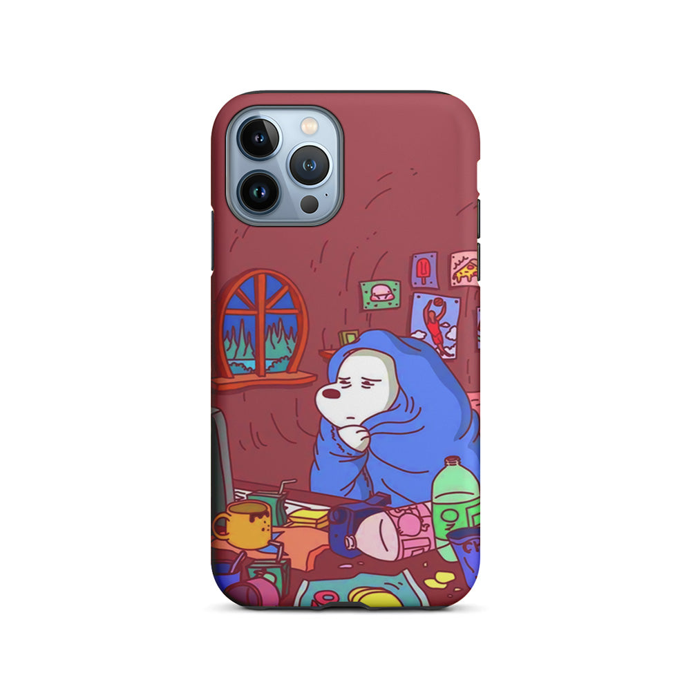 Bare Bear Ice Wacth Film iPhone 15 Pro Max Case