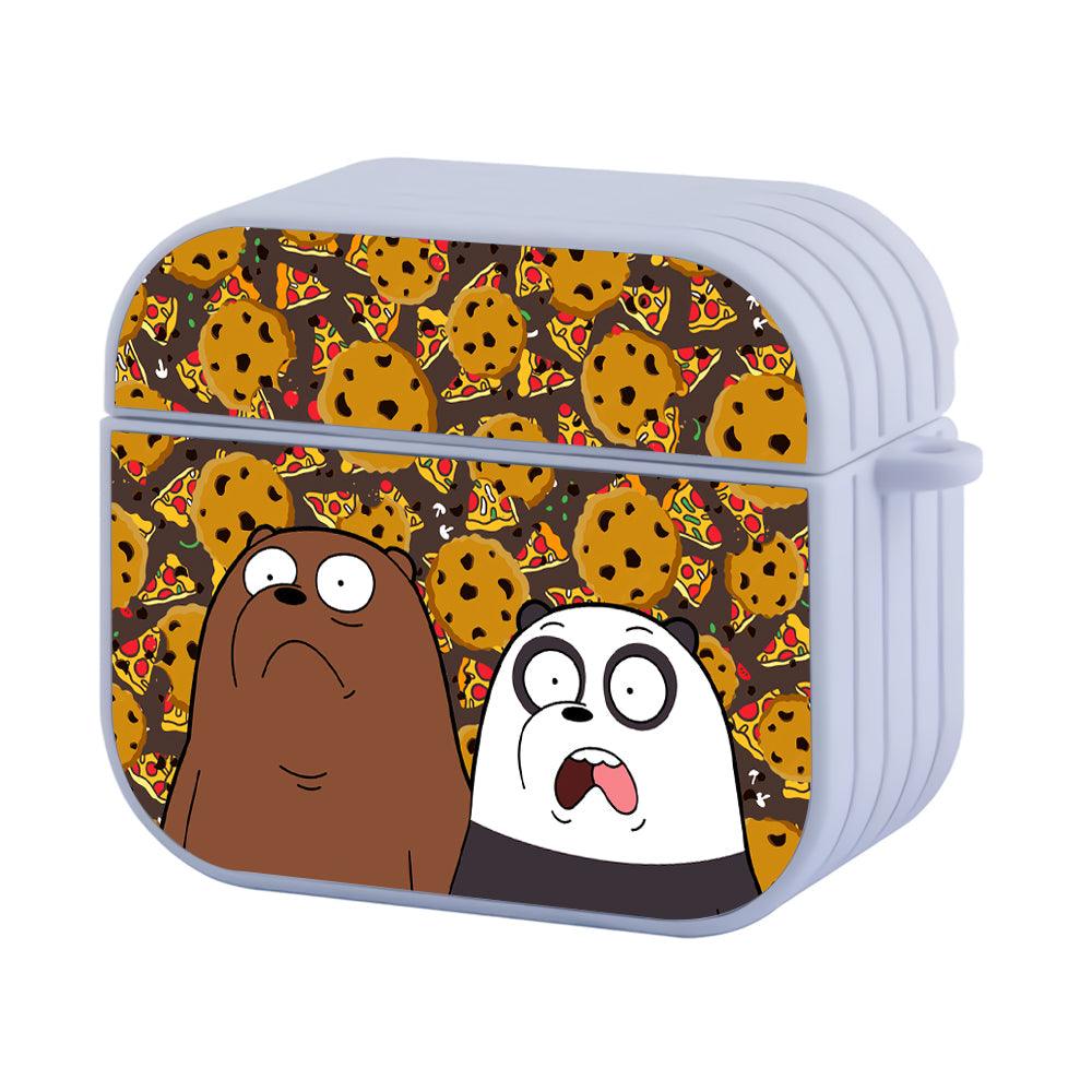 Bare Bears Combination of Two Types of Food Apple Airpods 4 Case White