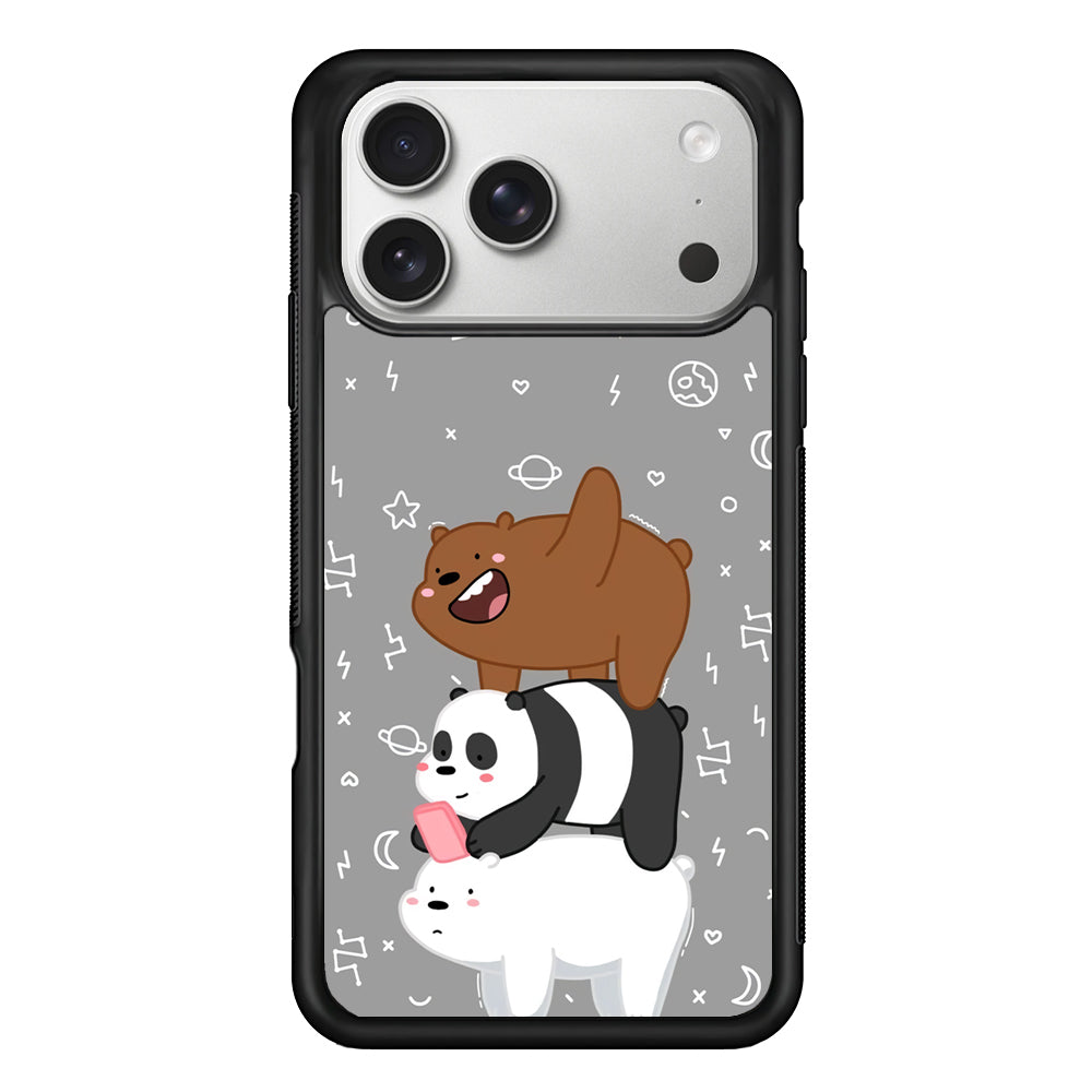Bare Bears Night Walk iPhone 17 Pro Max Case