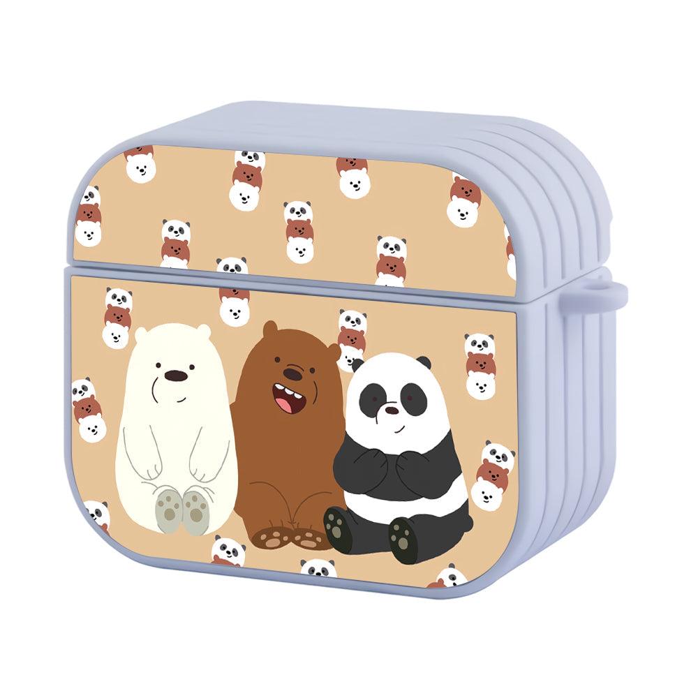 Bare Bears a Big Smile to Remember Apple Airpods 4 Case White