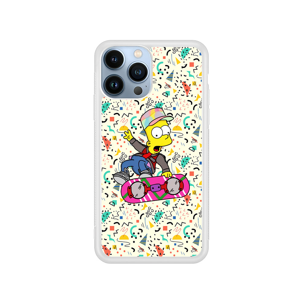 Bart Flying Board Jump Trick iPhone 15 Pro Max Case